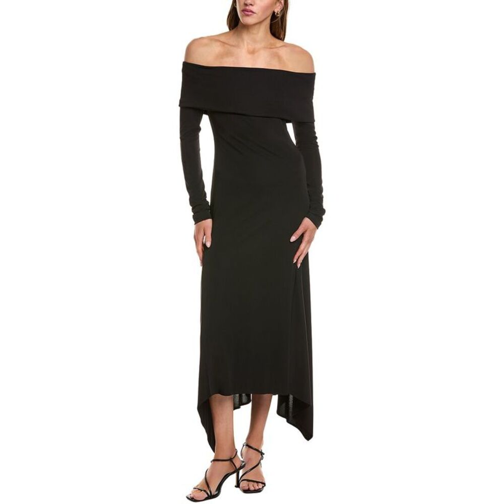 Carla Ruiz Womens  Midi Dress, Black